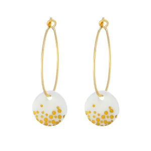 1 & 8 Porcelain Ivy Earrings