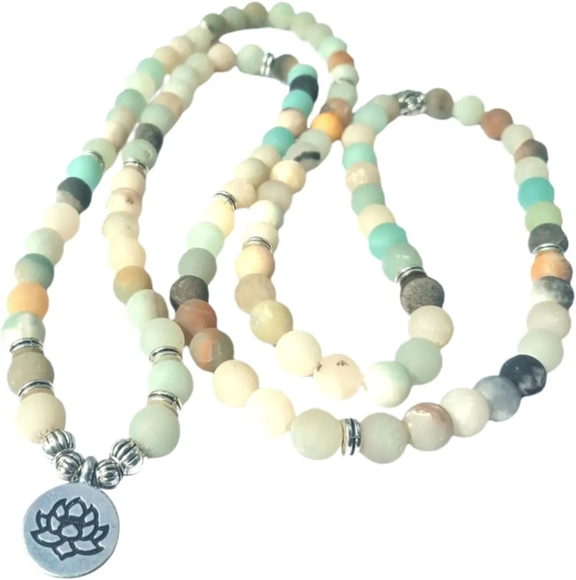 108 Bead Lotus Bracelet Men's Rosary Women's Prayer Bead Bracelet Meditation Accessory