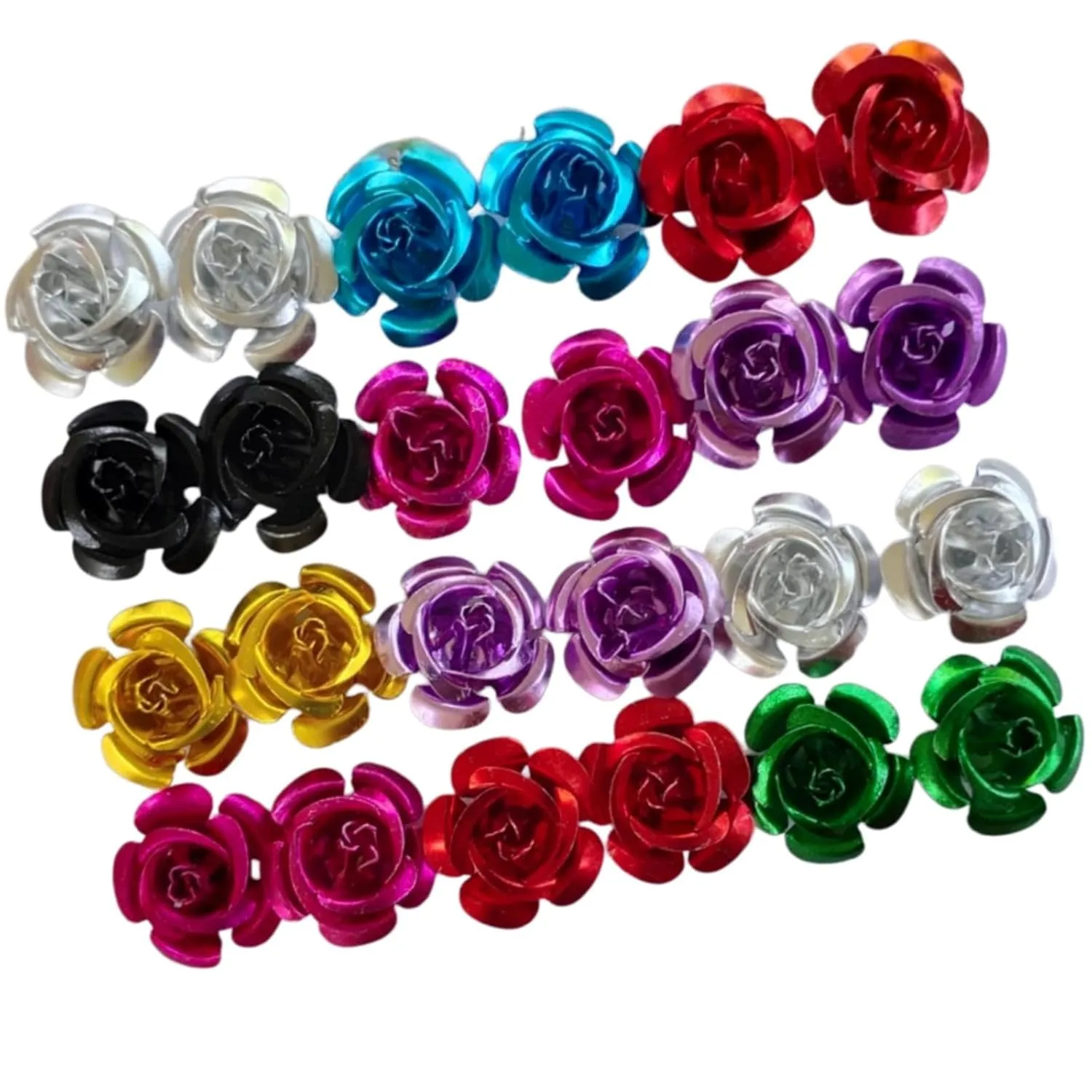 12 Pairs Rose Stud Earrings Set for Women and Girls  Fashion Jewelry Gift Set