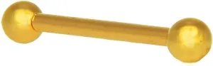 14k Solid Gold Barbell Ball Eyebrow Ring Body Jewelry 16 Gauge