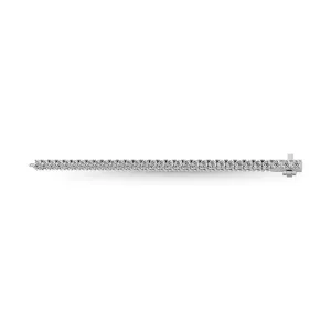 14K White Gold Lab Grown Diamond 5 Ct.Tw. Illusion Tennies Bracelet