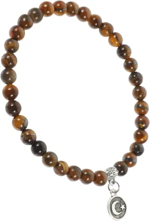 33-piece 6mm Agate Rosary Bracelet Decorative Prayer Beads Muslim Rosary Islamic Beaded Bracelet for Meditation