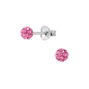 4mm Rose Crystal Ball