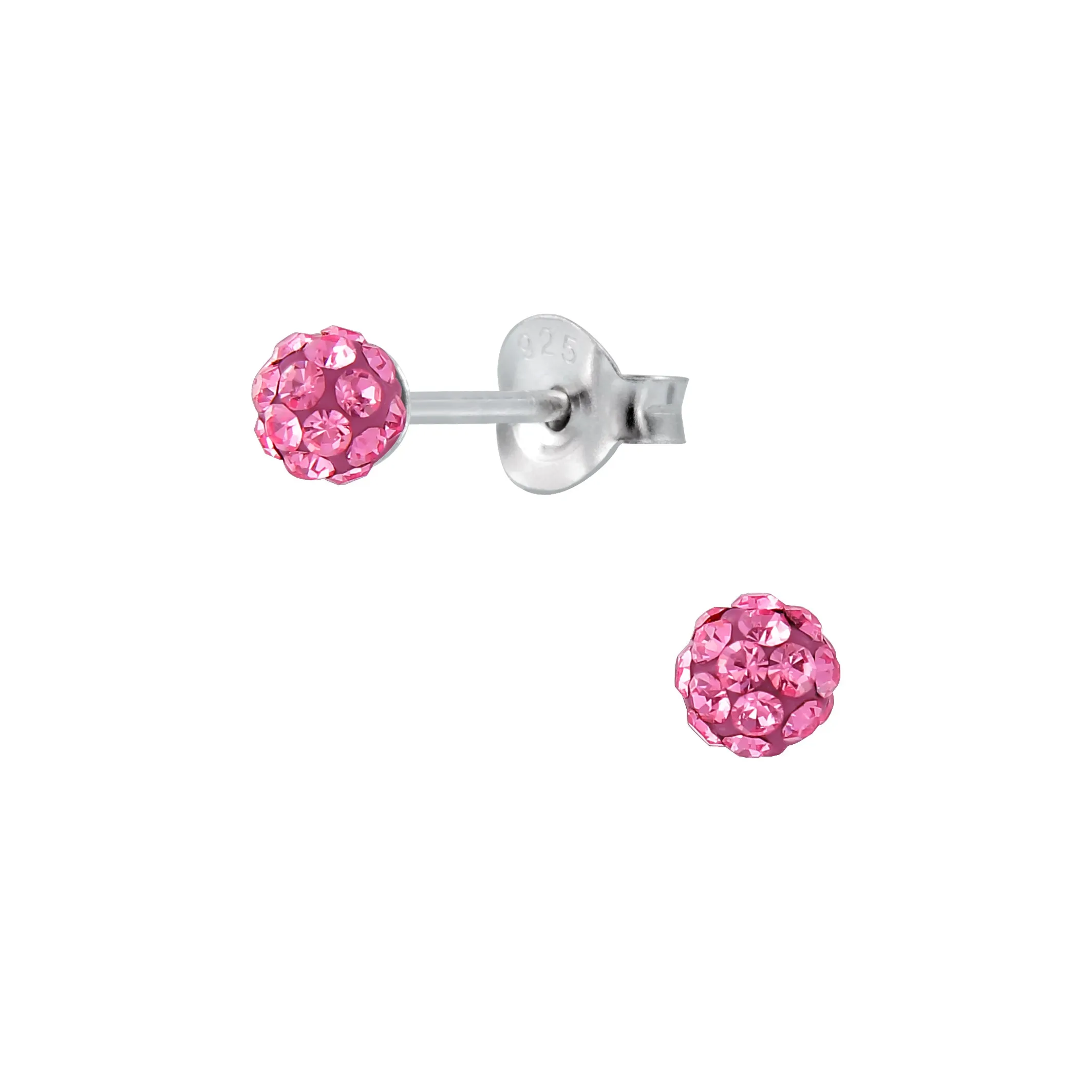 4mm Rose Crystal Ball