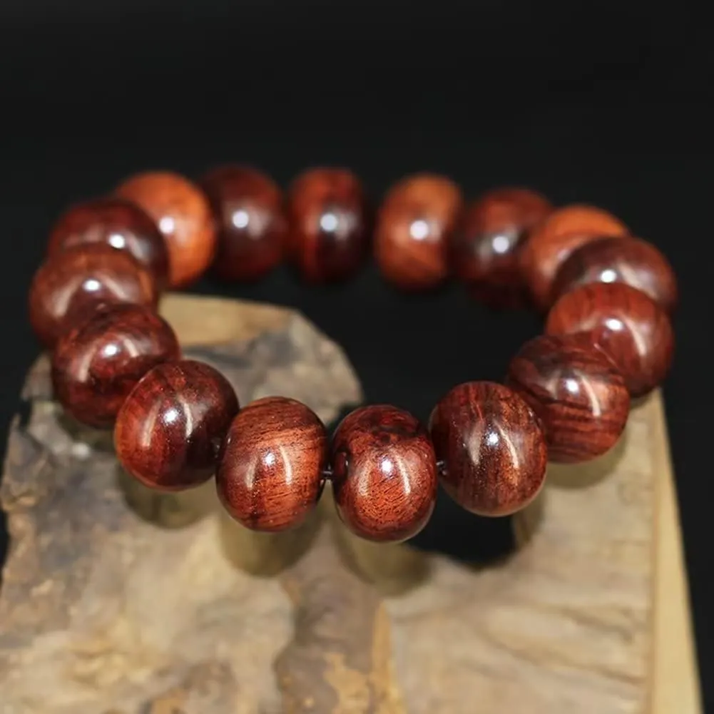 5 Pcs Mala Bead Bracelet for Men Women Wood Beads Prayer Beads for Meditation Bracelet Link Wrist Tibetan Mala Prayer Yoga Bracelet
