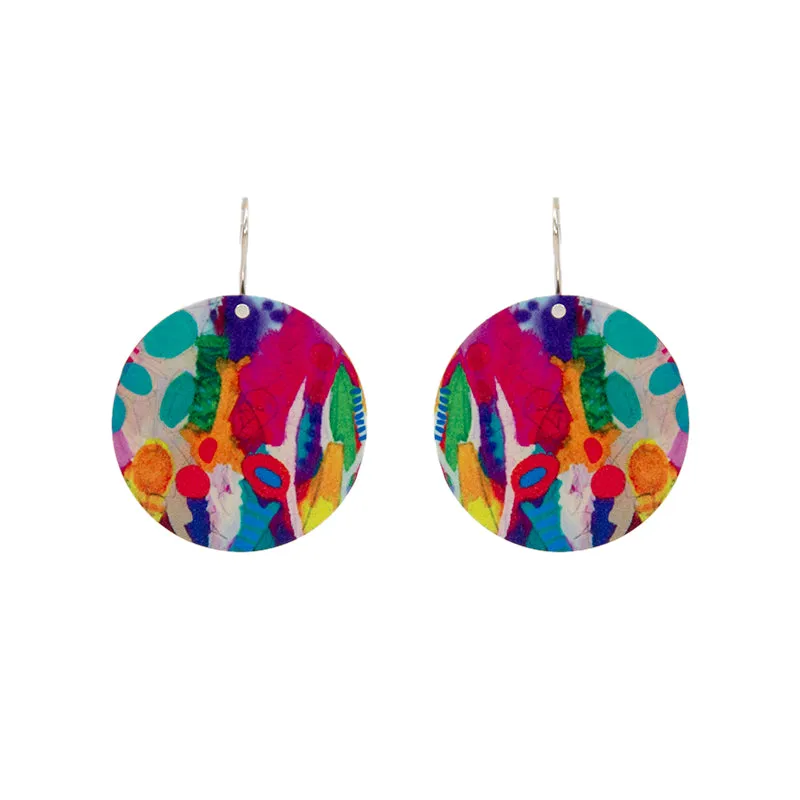 Abstract Spot Earring