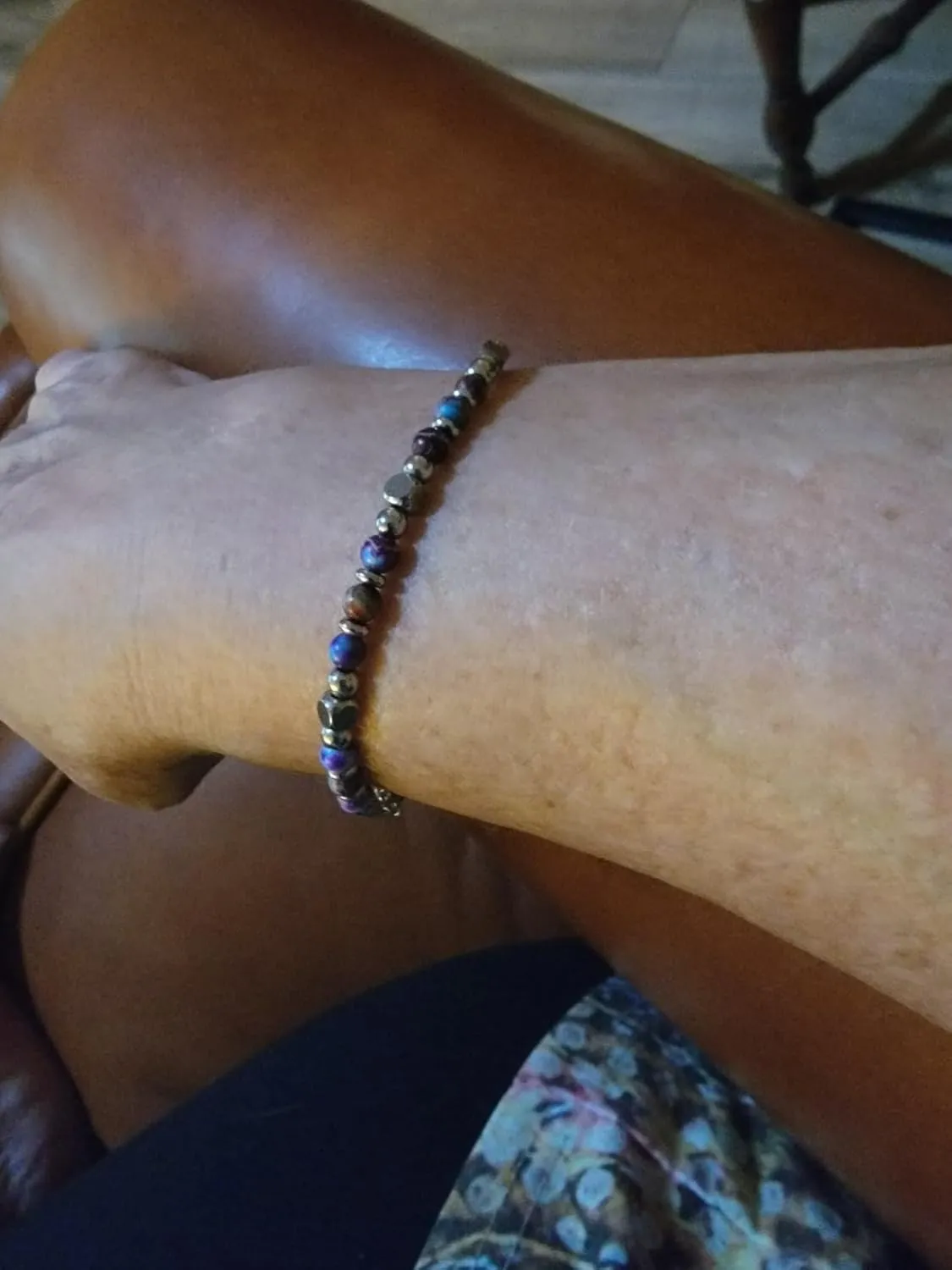 Acun You'Re Awesome So This Is Your Reminder Bracelets Inspirational 6mm Beaded Charm Bracelet With Heart Pendant Motivational Gifts