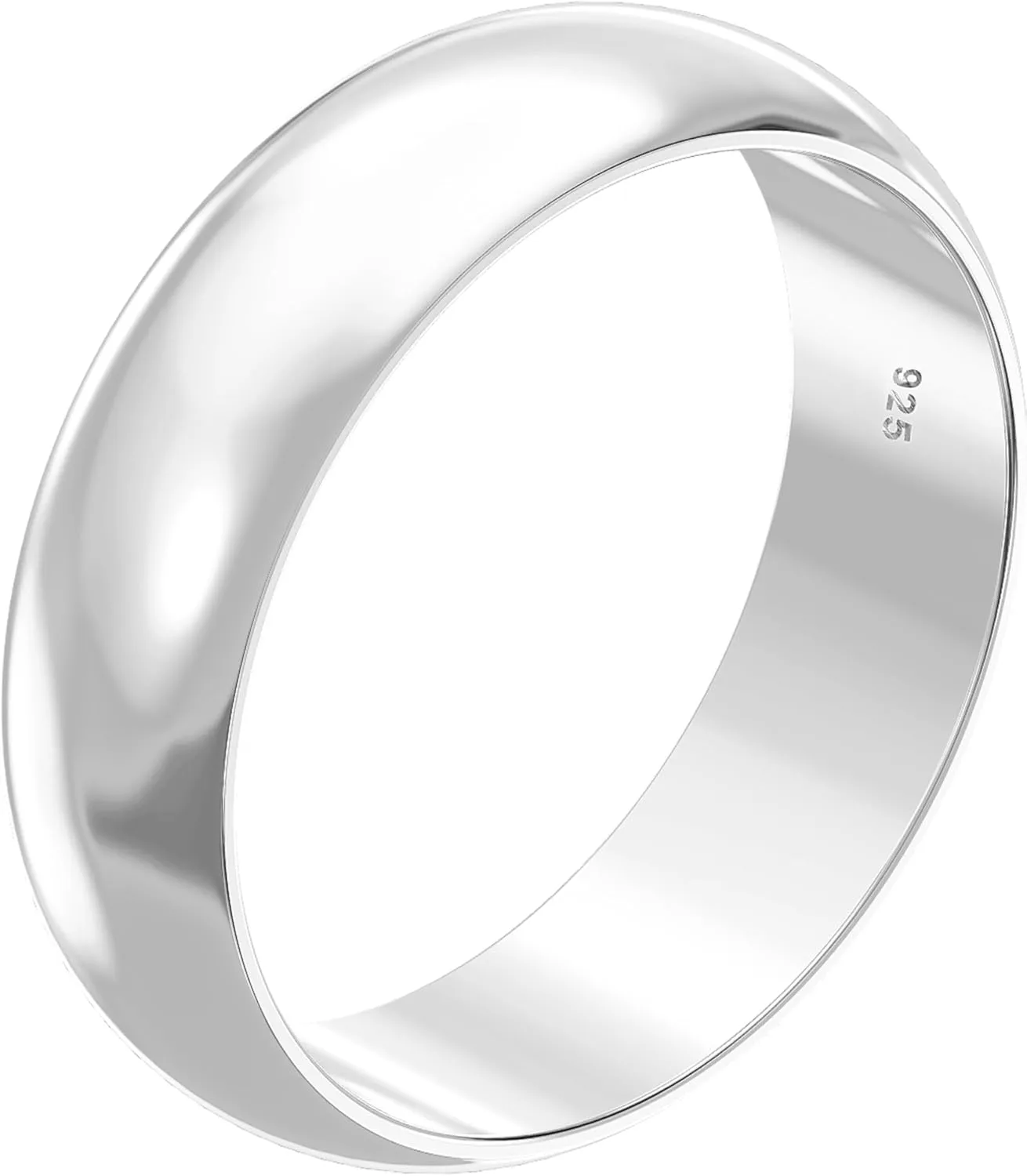 Aeon 925 Sterling Silver Court Wedding Ring  3/5mm | Comfort Fit for Men & Women | Sizes J-Z | Premium Quality for Life's Special Moments | Ideal for Couples