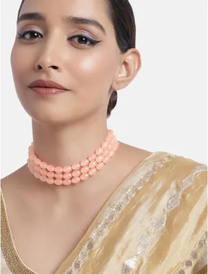 Aheli Beads Studded Choker Necklace Ethnic Jewelry Gift for Women