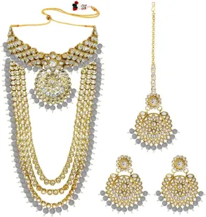 Aheli Indian Wedding Heavy Bridal Traditional Jewellery Set Gift for Women