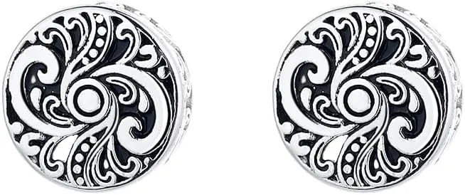 Amy & Annette Sterling Silver Stud Earrings for Women - Post Earrings for Women, 925 Sterling Silver Earrings