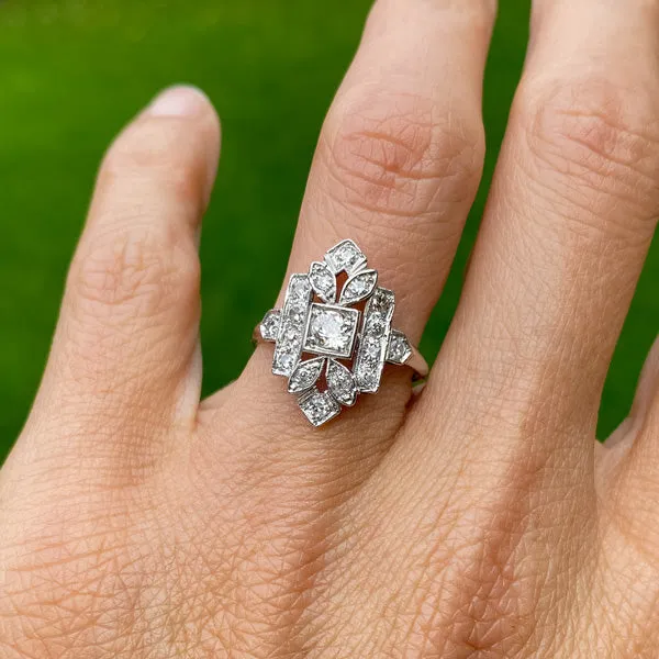Antique Diamond Dinner Ring