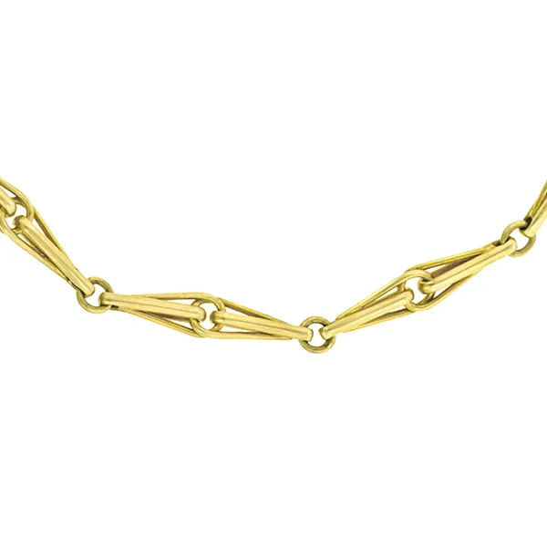 Antique Fancy Link Watch Chain Bracelet