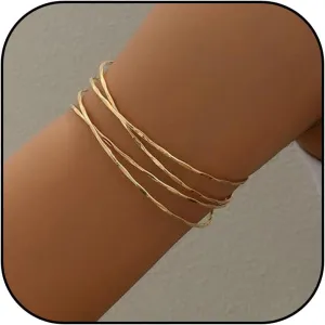 Arm Cuff Gold Upper Arm Jewelry for Women Chunky Cuff Bangle Bracelets Armband Jewelry Summer Dresses Outfits Accessories