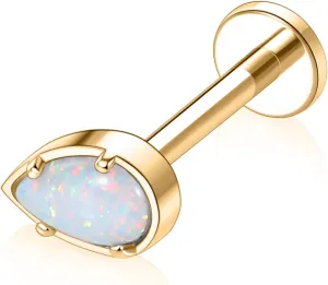 AROWRO G23 Titanium Labret Studs 16g Labret Jewelry Lip Piercing Jewelry Internally Threaded Monroe Jewelry Tragus Earrings 16g Helix Stud Cartilage Piercing