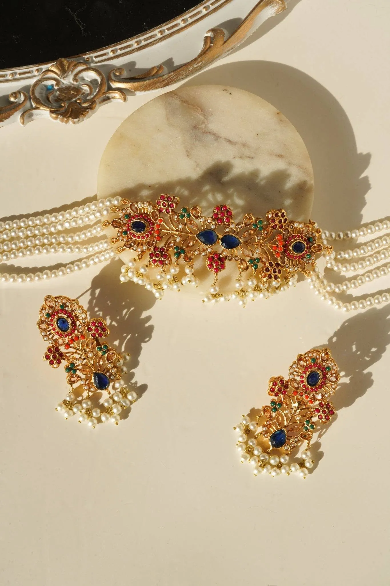 Arushi - Pearl Choker Set