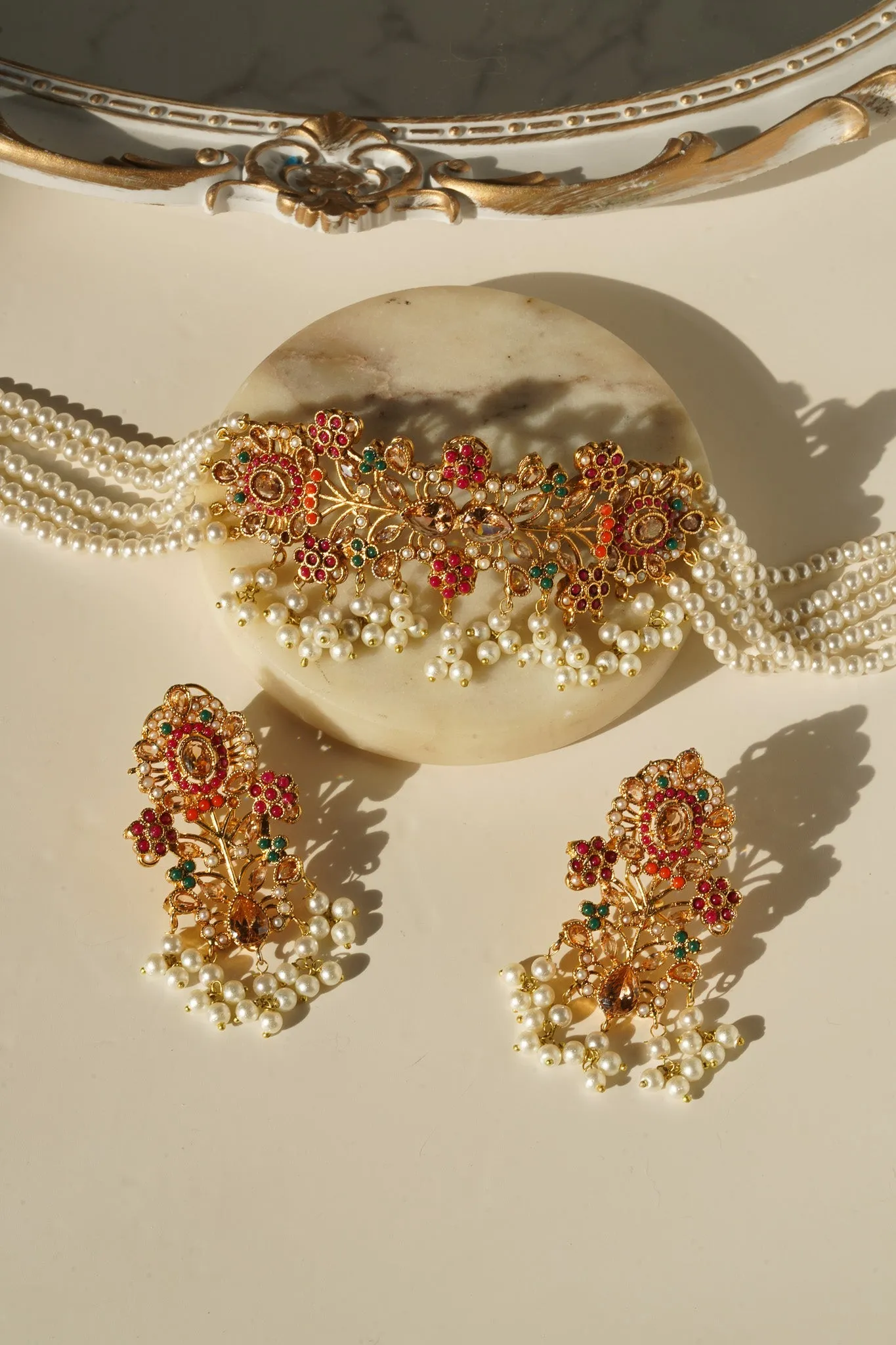 Arushi - Pearl Choker Set