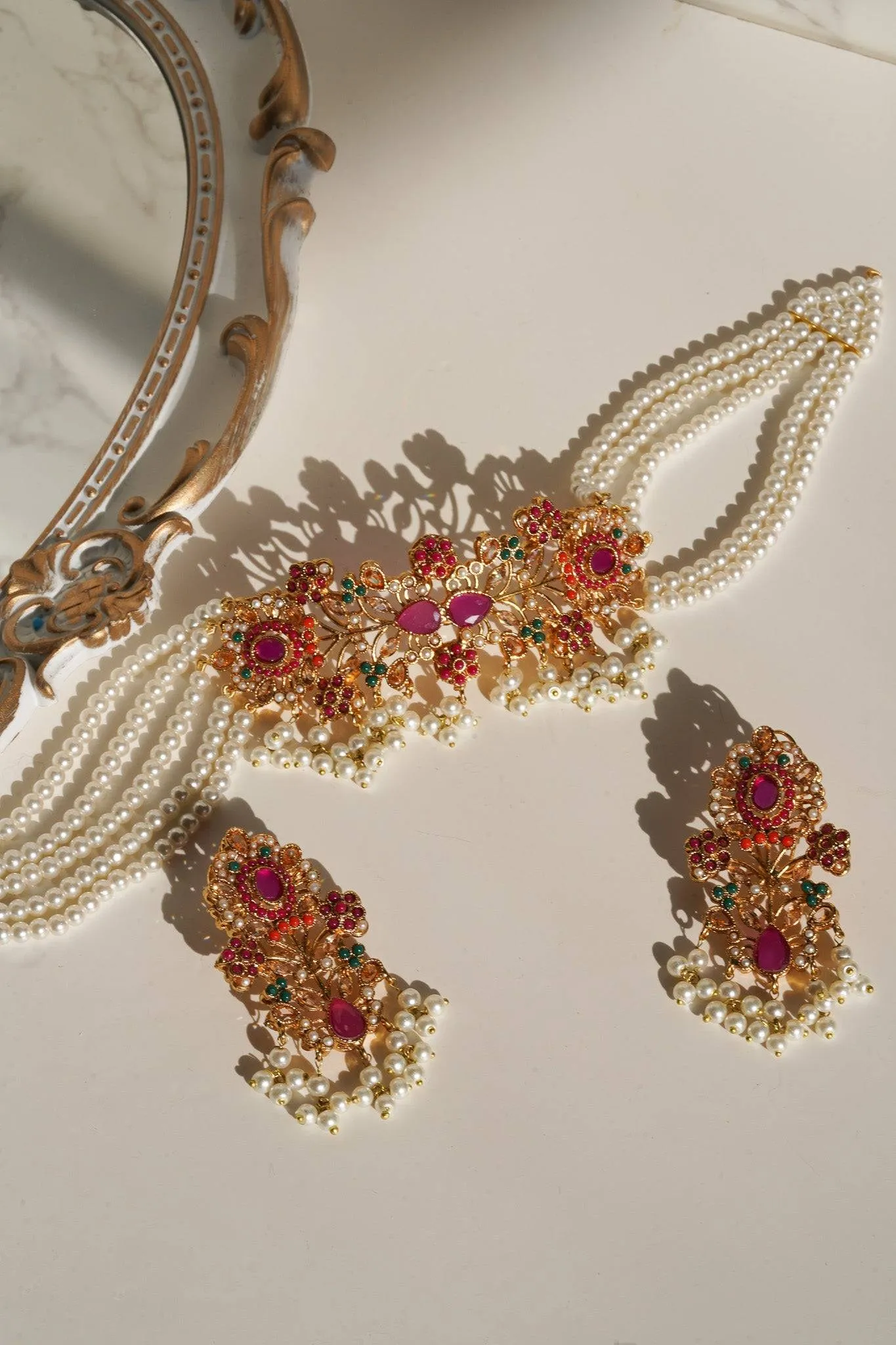 Arushi - Pearl Choker Set