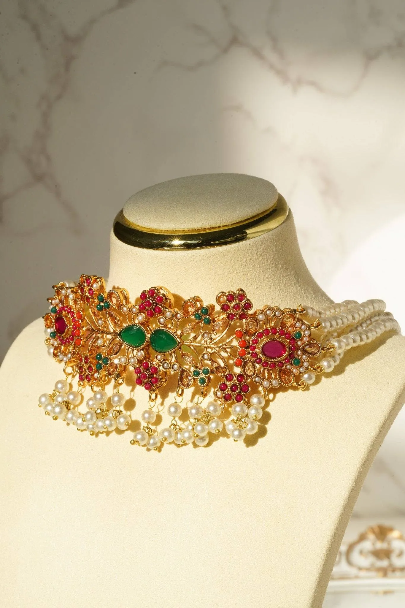 Arushi - Pearl Choker Set