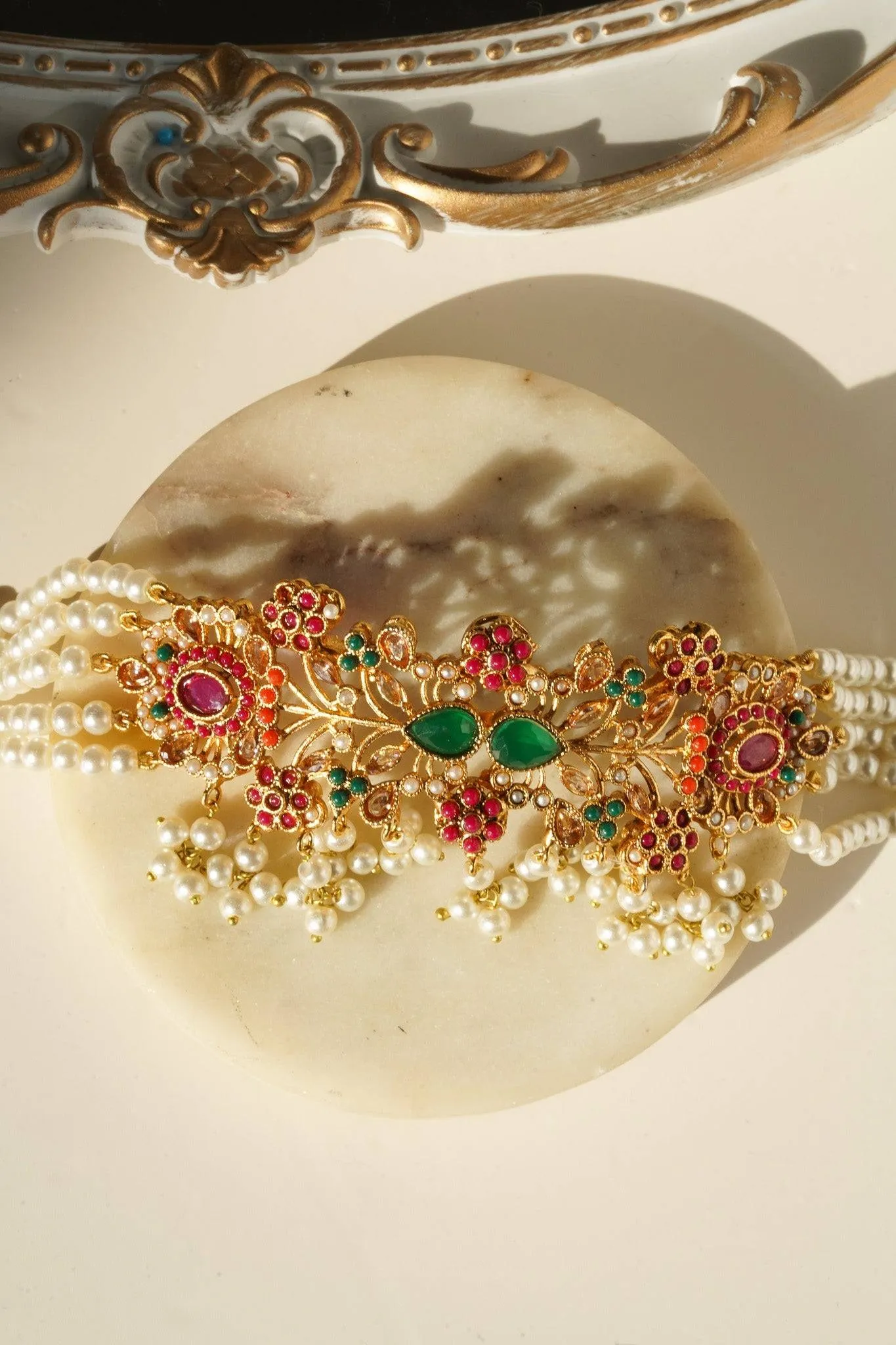 Arushi - Pearl Choker Set