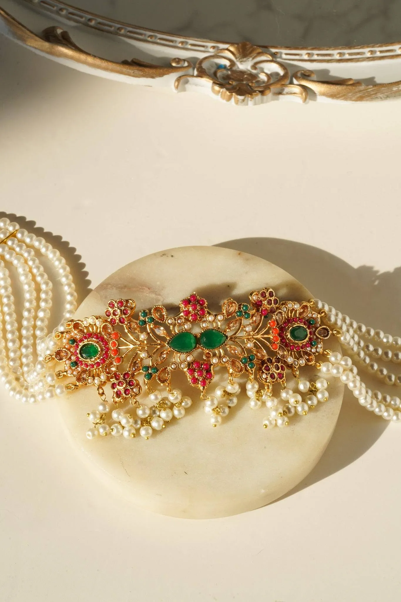 Arushi - Pearl Choker Set