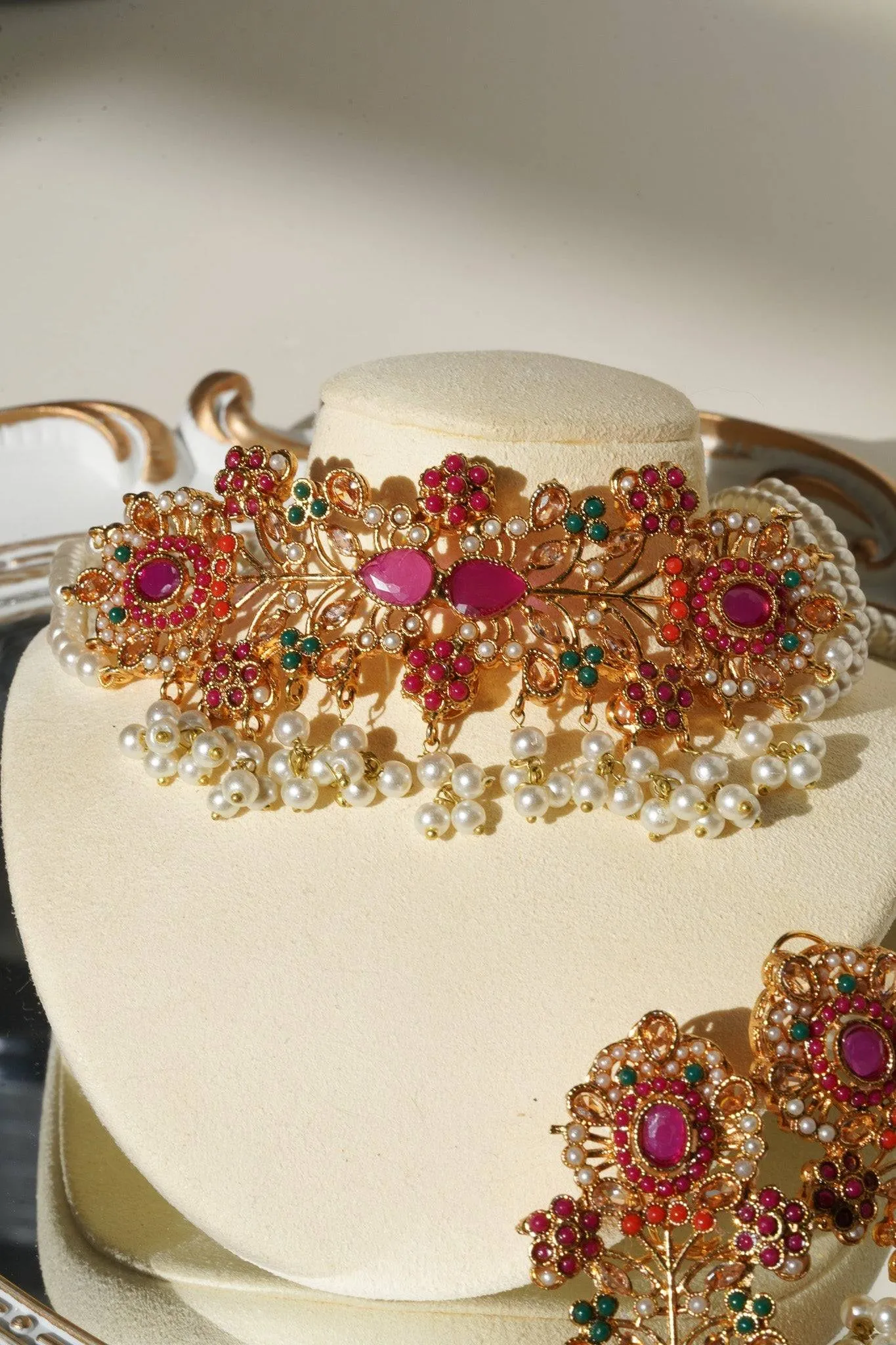 Arushi - Pearl Choker Set