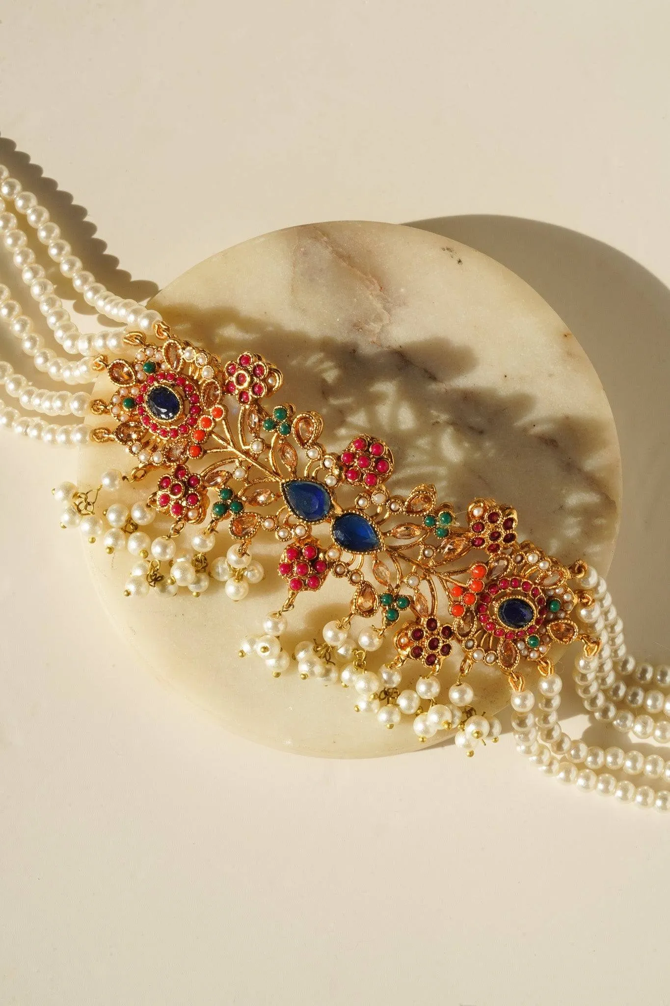 Arushi - Pearl Choker Set