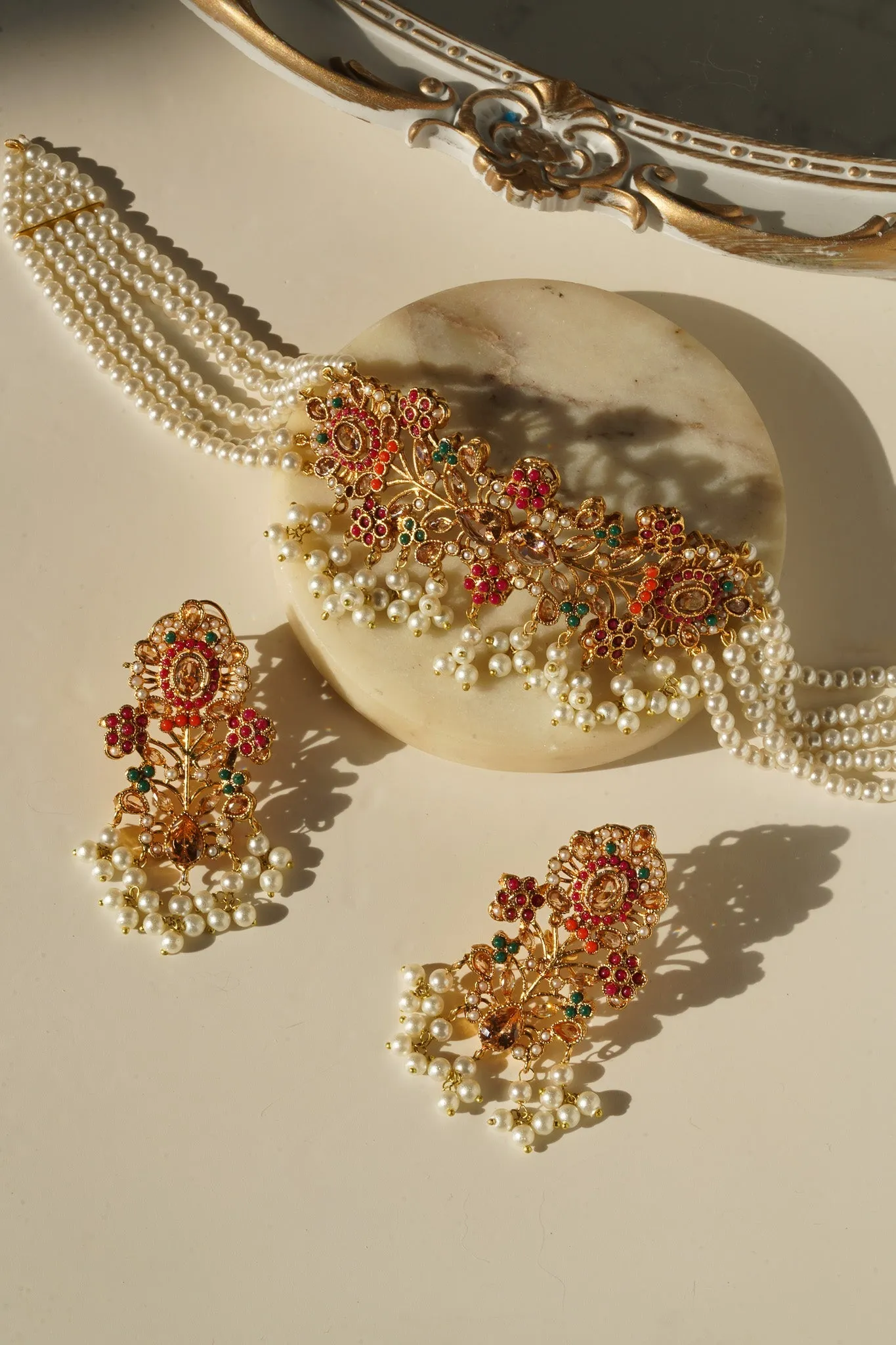 Arushi - Pearl Choker Set