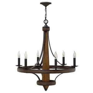 Bastille Six-Light Single-Tier Chandelier