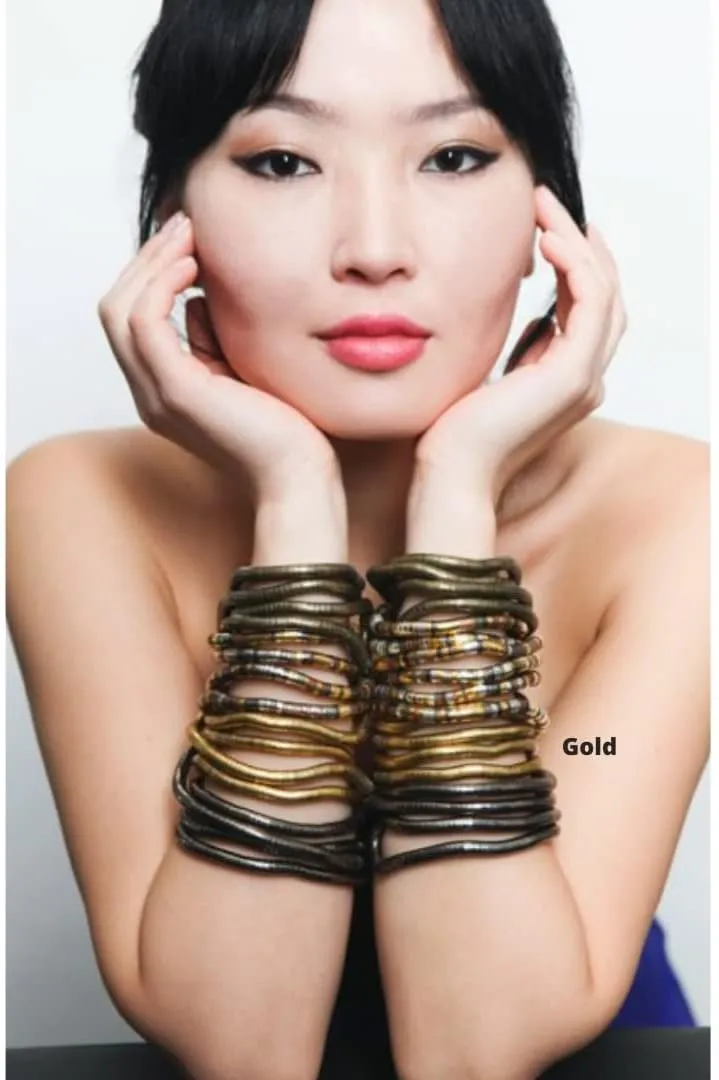 Bendable Snake Necklace - Bracelet - 35 Unique Colors - Holds Its Shape - Versatile Flexible Twistable - Chic Trendy Jewelry for Women and Men