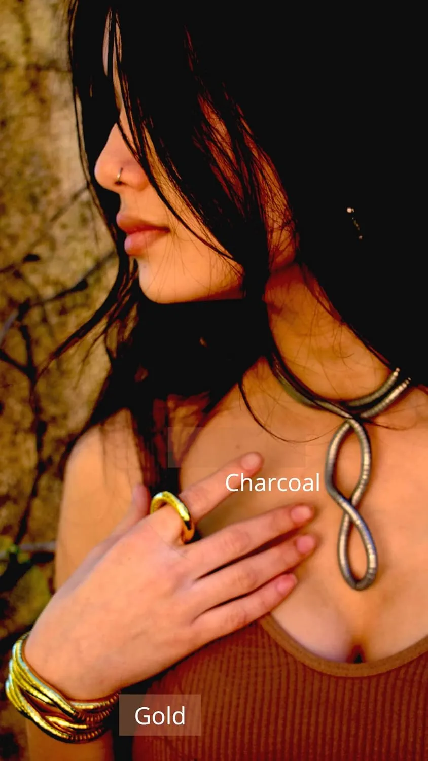 Bendable Snake Necklace - Bracelet - 35 Unique Colors - Holds Its Shape - Versatile Flexible Twistable - Chic Trendy Jewelry for Women and Men