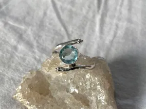 Blue Topaz / Garnet / Malachite / Tiger's Eye Callie Ring