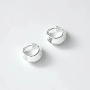 Bodie Hoop Earrings (Silver)