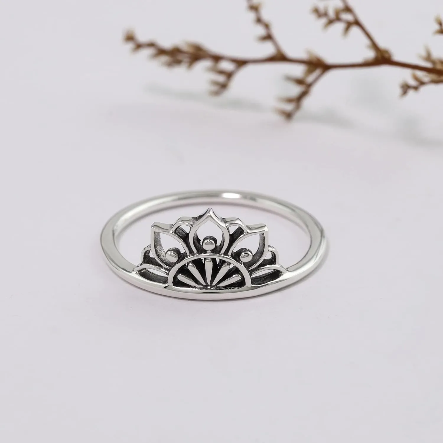 Boma Jewelry Sterling Silver Bohemian Lotus Ring