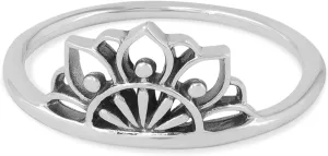 Boma Jewelry Sterling Silver Bohemian Lotus Ring