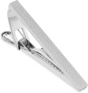 Bond Silver Tie Bar Silver Rhodium Plating Bond Silver Tie Bar