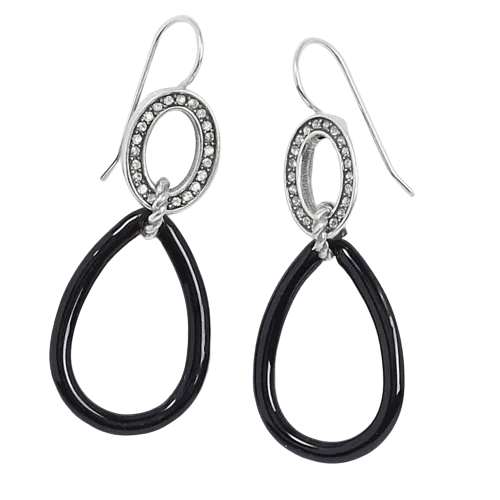 Brighton Women's Neptune's Rings Night French Wire Earrings