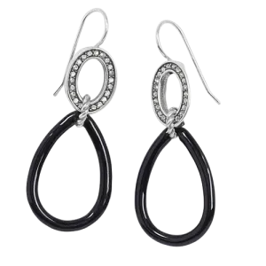 Brighton Women's Neptune's Rings Night French Wire Earrings