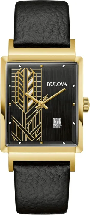 Bulova Men's Frank Lloyd Dana-Thomas House Quartz Watch