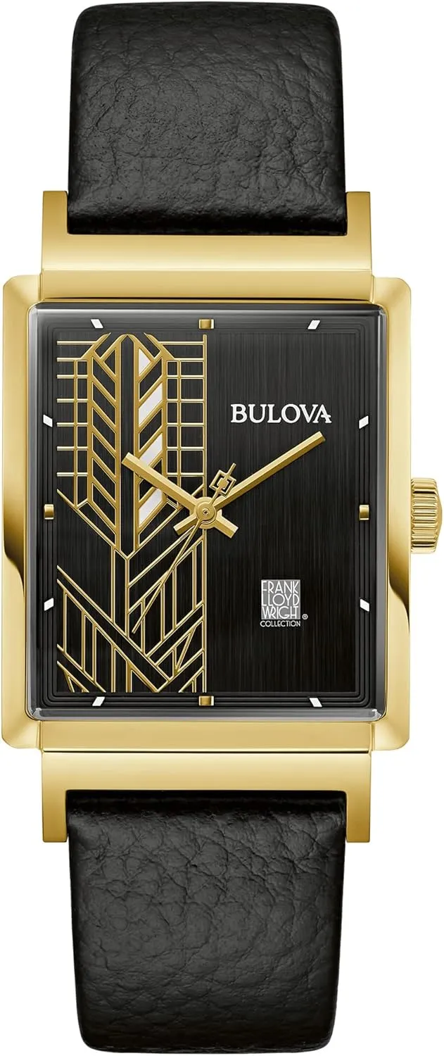 Bulova Men's Frank Lloyd Dana-Thomas House Quartz Watch
