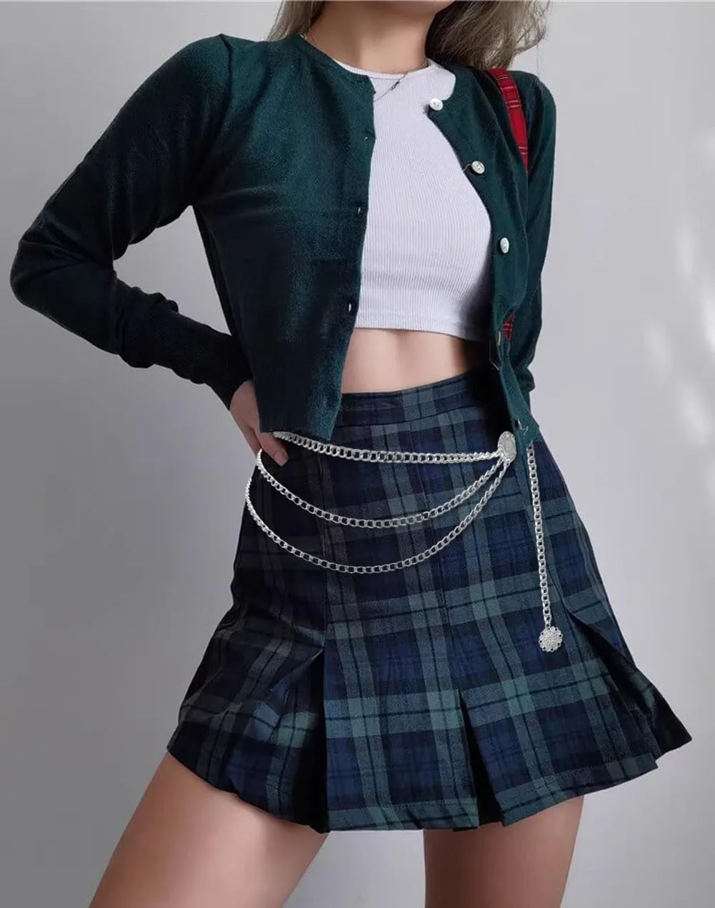 Chain Belts for Women Fashion Plus Size Waist Chain Belt Gold Silver Waist Belt Belly Chain Waist Belt Body Chain for Dress