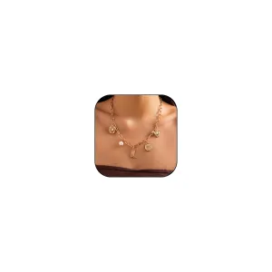 Charm Necklace Handmade Turquoise Western Jewelry for Women Cowboy Boot Necklaces Dainty Gold Paperclip Chain Necklace Western Outfit for Women Country Concert Jewelry Cowgirl Accessories for Women