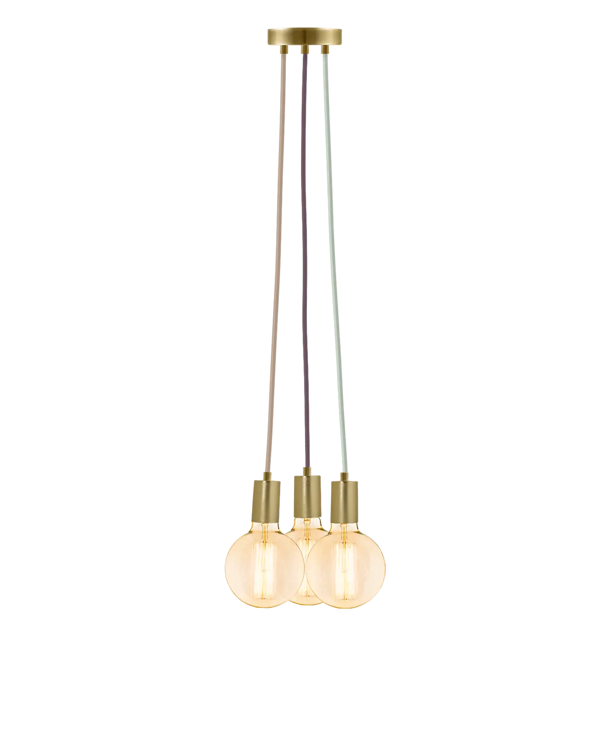 Cluster Chandelier - Even: Mixed and Brass