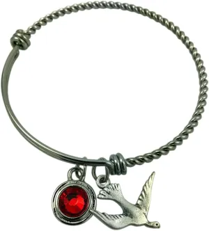 Confirmation Bracelet for Teenage Girls with Holy Spirit Dove Charm, 2 1/2 Inch