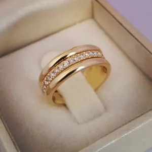 Copper Plated Fashion Engagement Ring
