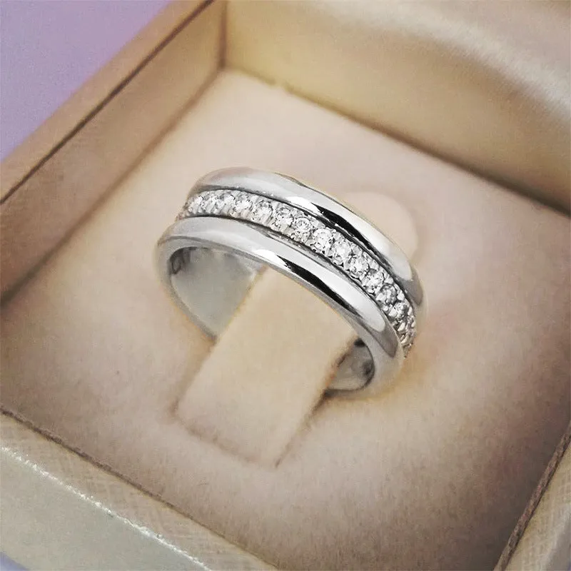 Copper Plated Fashion Engagement Ring