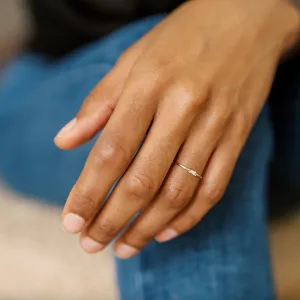 crystal baguette ring