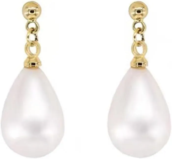Dainty Pearl Dangle Earrings for Women White Imitation Pearl Dangle Earrings Summer Beach Vacation Jewelry