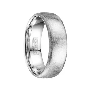 DAXTER Wire Brushed Cobalt Men’s Wedding Ring - 7mm