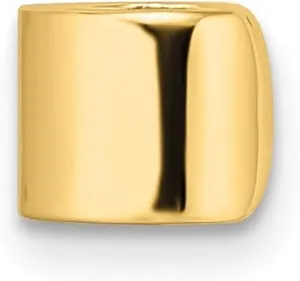 Diamond2Deal 10K Yellow Gold Polished Single Hoop Ear Cuff (L- 0.31 in, W- 0.23 in)